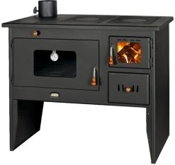 EEK A Küchenofen Holzherd PRITY 2P50 Rohr LINKS Mit XL-Backofen – 16kW + BIMSCHV II