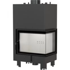 *EEK A Wasserführender Eck-Kamineinsatz Kratki MBZ 13 Rechts Mit Klapptür - 13kW