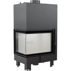 *EEK A Wasserführender Eck-Kamineinsatz Kratki MBZ 13 Links Mit Klapptür - 13kW