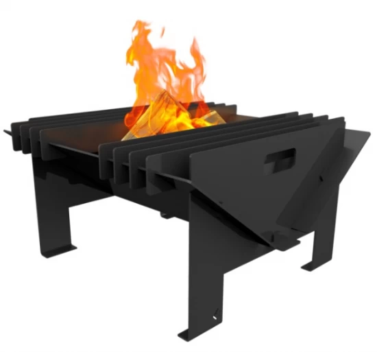 Feuerschale PERRO Design-Feuerschale Outdoor Feuerkorb – Bild 2