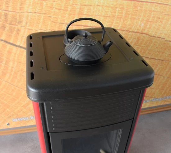 EEK A+ Kaminofen Plamen Maestral N Mit Herdplatte, Rot - 6,5kW – Bild 7