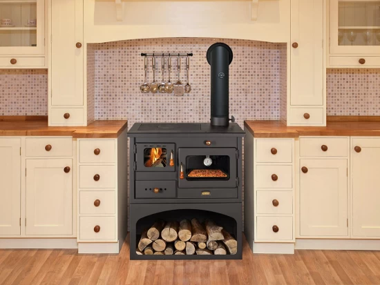 EEK A Küchenofen Holzherd Prity 1P34 Rauchrohr Rechts – 10kW + BIMSCHV II – Bild 3