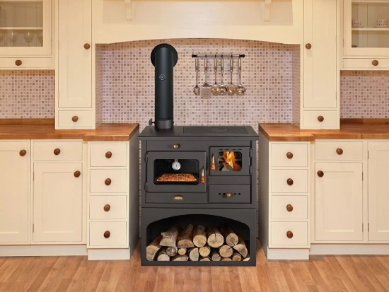 EEK A Küchenofen Holzherd Prity 1P34 Rauchrohr Links – 10kW + BIMSCHV – Bild 3