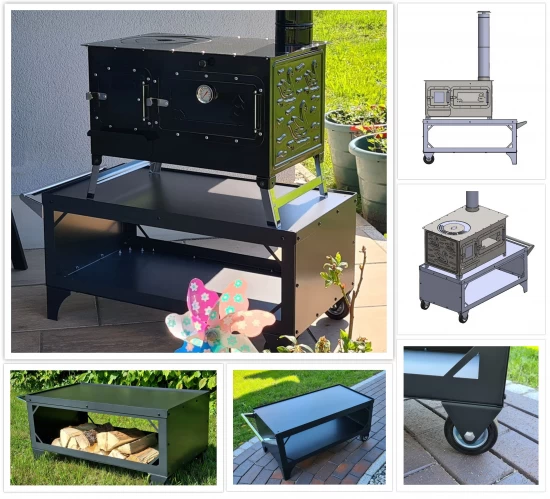 Universal-Untergestell Für Gartenofen, Gartenherd Z.B. Rosalie, Elise, Erna, Kurt, Traudel, Pizza-Ofen