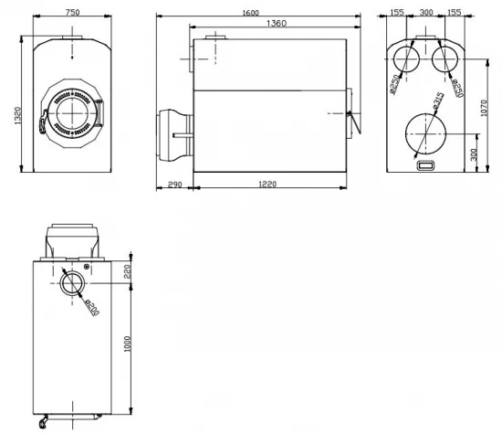 Warmluftofen DORY 50 Box Mit Ventilator Und Warmluftverteilung 50 KW – Bild 8