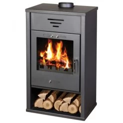 EEK A Kaminofen Victoria Triumph Mit XL-Brennraum Schwarz– 15kW