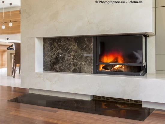 Saisonplatte Rechteck 130x40cm Glas Schwarz - Kamin-Vorlegeplatte Funkenschutzplatte Kaminbodenplatte Glasplatte