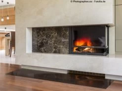 Saisonplatte Rechteck 70x60cm Glas Schwarz - Kamin-Vorlegeplatte Funkenschutzplatte Kaminbodenplatte Glasplatte