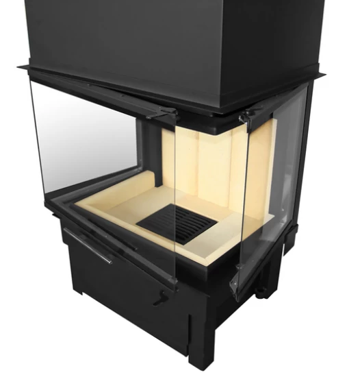 EEK A+ 3 Scheiben-Kamineinsatz HAJDUK VOLCANO 3PL H Schiebetür - 11 KW – Bild 3