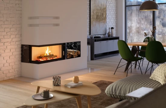 EEK A+ - Kamineinsatz HEATRO 69 L Mit Klapptür - 11kW – Bild 2