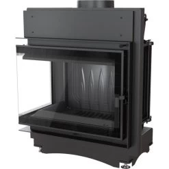 *EEK A - Eck-Guss-Kamineinsatz Kratki MAJA/L/BS/DECO !RR150mm! Mit Seitenglas Links - 8kW + BIMSCHV II