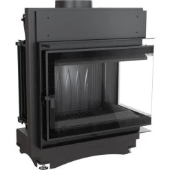 *EEK A - Eck-Guss-Kamineinsatz Kratki MAJA/P/BS/DECO !RR150! Mit Seitenglas Rechts - 8kW + BIMSCHV II