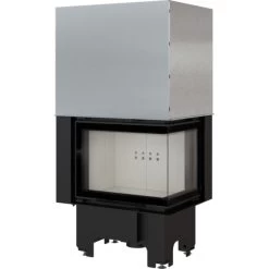 *EEK A ECK-Kamineinsatz Kratki VNP/610/430 Rechts Mit Schiebetür - 9 KW