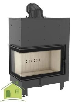 *EEK A+ - Eck-Kamineinsatz Kratki MBO 15 Links - 15 KW