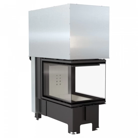 *EEK A - XXL-3-Scheiben-Kamineinsatz KRATKI NBU 11 Mit Schiebetür - 11 KW