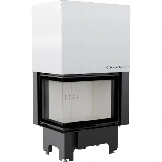 *EEK A+ ECK-Kamineinsatz Kratki VNL/700/480 Links Mit Schiebetür - 12 KW