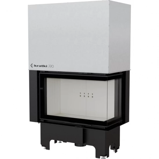 *EEK A+ ECK-Kamineinsatz Kratki VNP/810/410 Rechts Mit Schiebetür - 14 KW