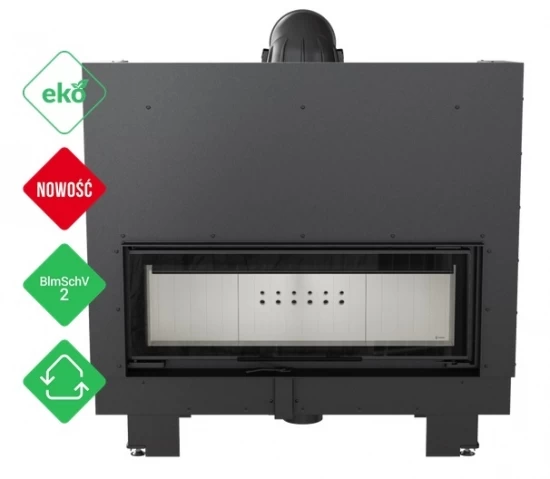 *EEK A - Extra Breiter Kamineinsatz Kratki MB 100 Mit Hebetür Mit 14 KW – Bild 2