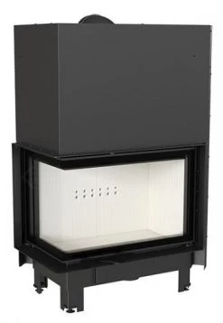 *EEK A - Kamineinsatz Kratki MBA 17 Mit Seitenscheibe Links Und Schiebetür - 17 KW