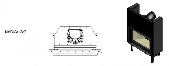 *EEK A - Kamineinsatz Kratki Nadia 12 Mit Schiebetür - 12 KW – Bild 6