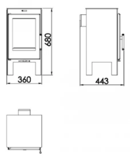 EEK A Kaminofen Panadero Alina EcoDesign - 6,3 KW – Bild 2