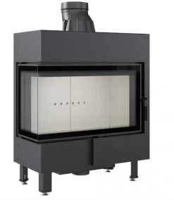 *EEK A - Eck-Kamineinsatz Kratki LUCY/14/L/BS Mit Seitenglas Links - 14kW