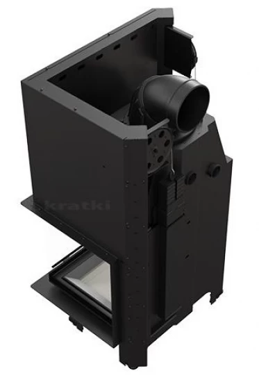 *EEK A - Eck-Kamineinsatz Kratki MBZ 13 Mit Schiebetür, Seitenglas Rechts - 13 KW – Bild 4