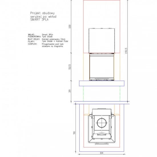 EEK A+ 3-Scheiben-Kaminbausatz ROYAL Mit HAJDUK SMART 3PLh - 7,5 KW – Bild 7