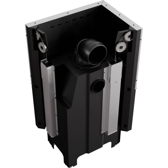 *EEK A+ ECK-Kamineinsatz Kratki VNL/700/480 Links Mit Schiebetür - 12 KW – Bild 5