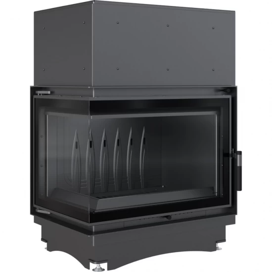 *EEK A Eck-Gusskamineinsatz Kratki ZUZIA ECO 12 DECO, Links + BISMSCHV II - 12kW